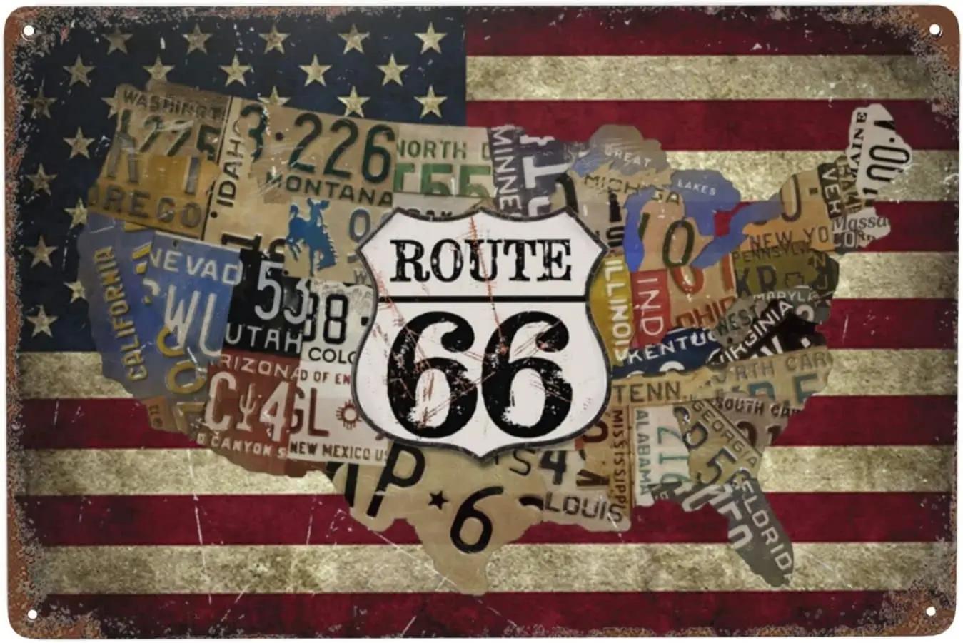 ̱   ǥ, Route 66 Ƽ ݼ ּ ǥ, ö   ,   ī Ŭ, 12x8 ġ